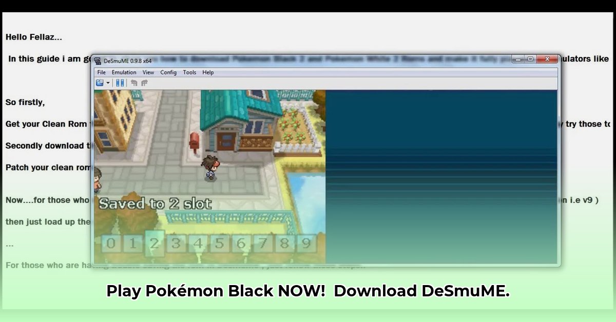 desmume-pokemon-black-download